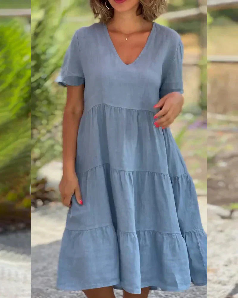 Bexley - Casual Summer V-neck Dress