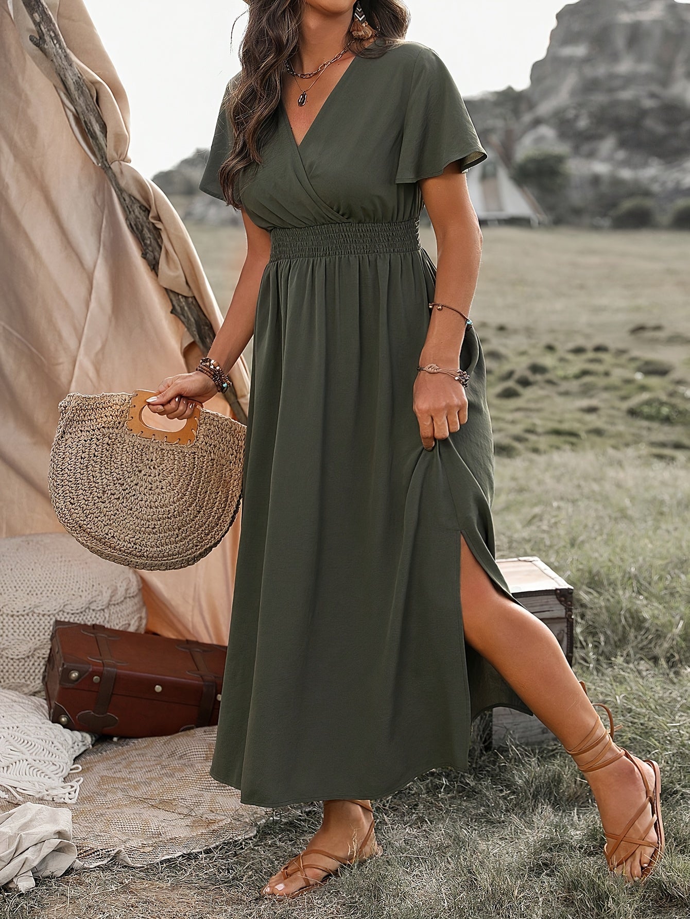 Nyxie - V-Neck Summer Dress