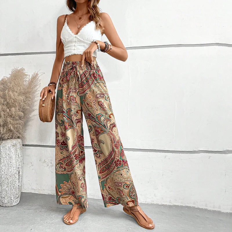 Issara - Bohemian Print Pants 