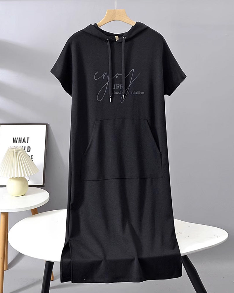 Bridget - Casual Hoodie Dress 