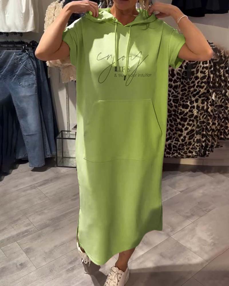 Bridget - Casual Hoodie Dress 