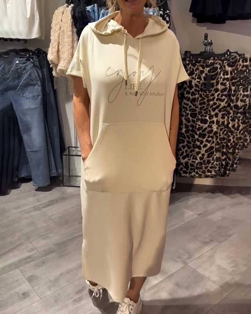 Bridget - Casual Hoodie Dress 