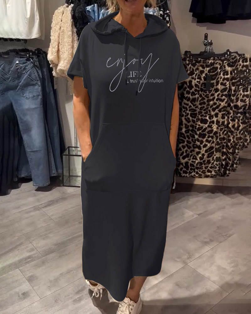 Bridget - Casual Hoodie Dress 