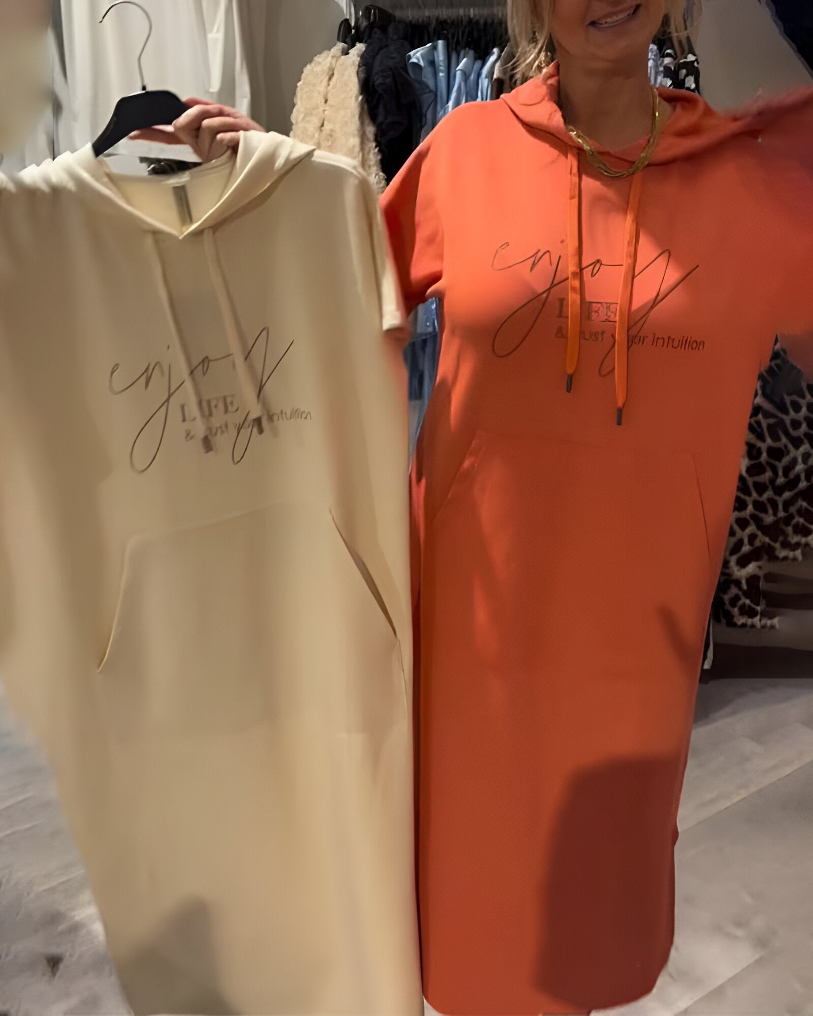 Bridget - Casual Hoodie Dress 