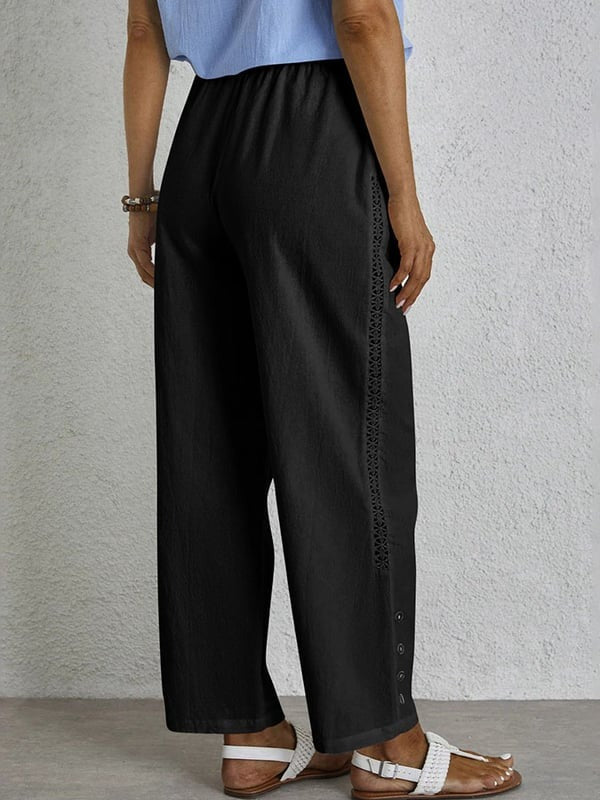 Shania - Relaxed Buttoned Pants