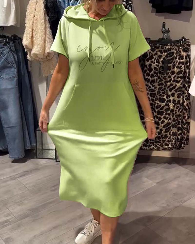 Bridget - Casual Hoodie Dress 