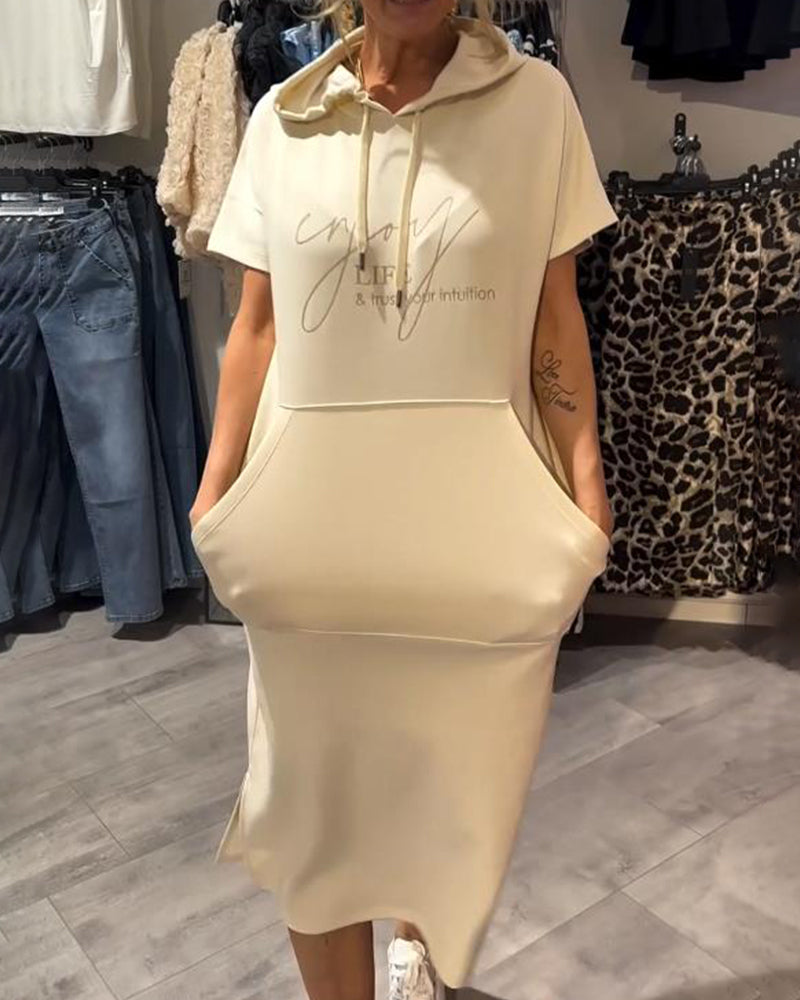 Bridget - Casual Hoodie Dress 