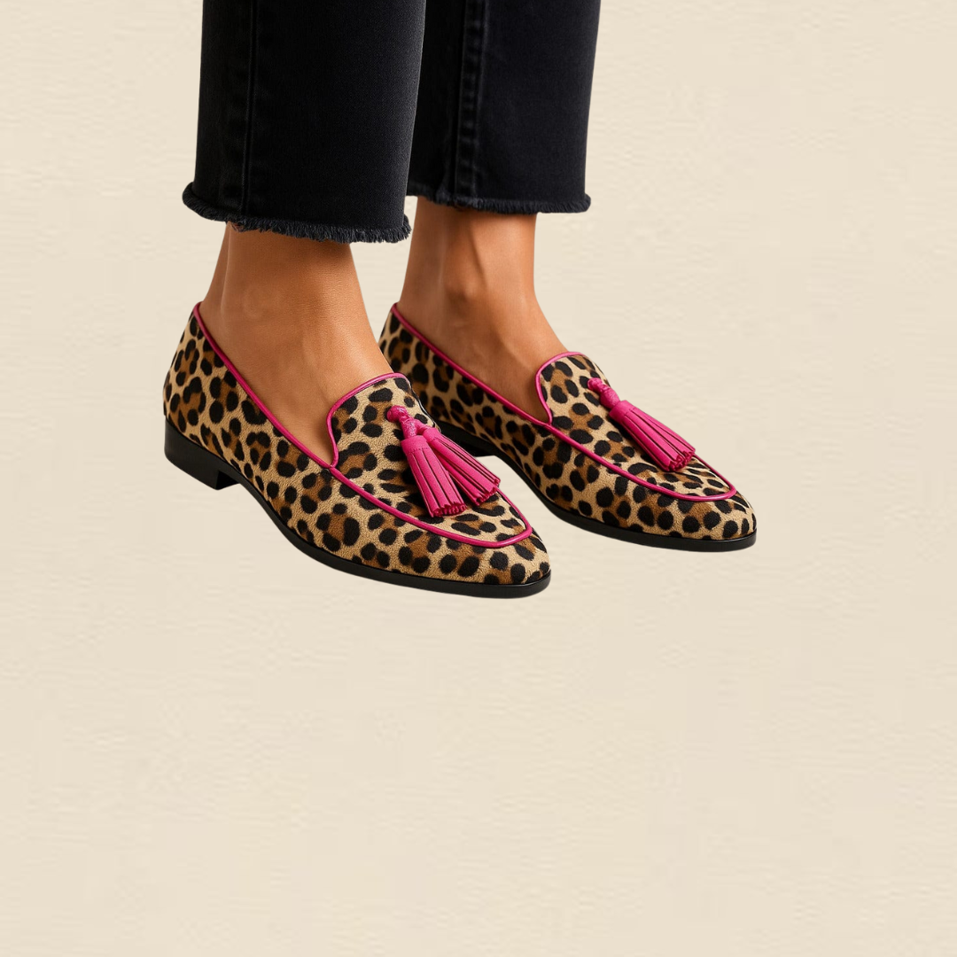 Liora | Fringe Detail Slippers