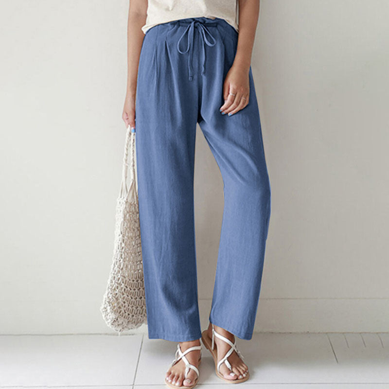 Vara - Relaxed Drawstring Pants 
