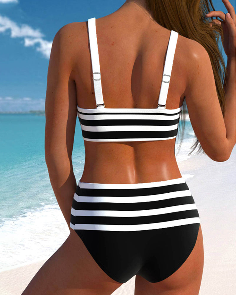 Palesa - Chic Striped Bikini 