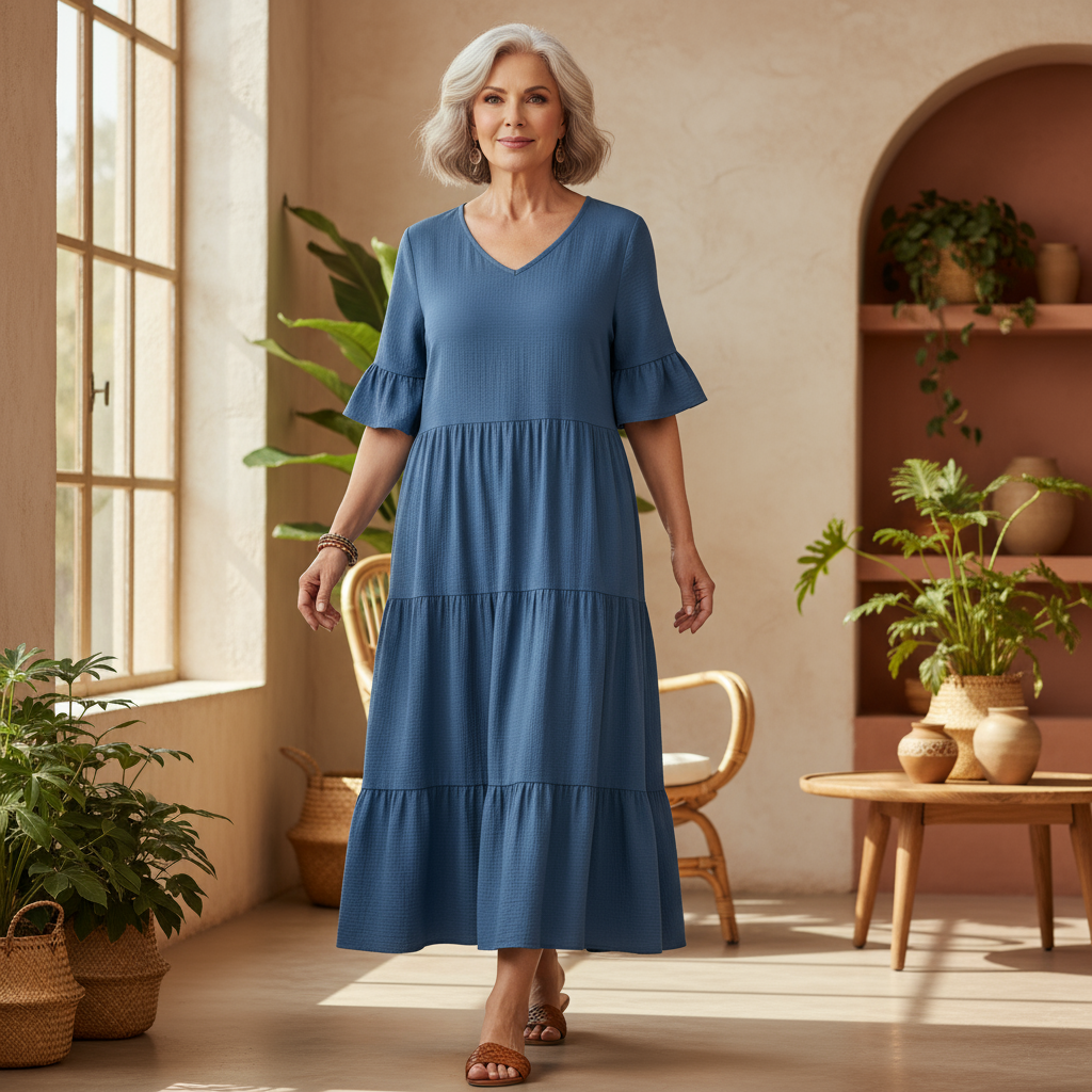 Avelisse - Graceful Flowy Dress 