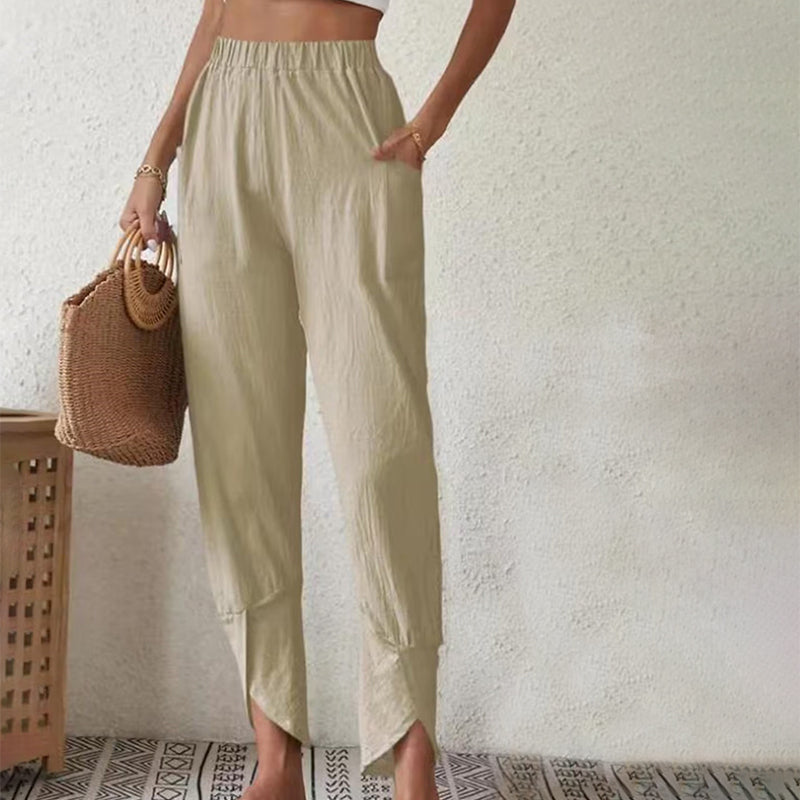 Essari - Split Hem Pants 
